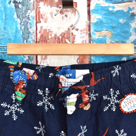 Men's Old Navy Flannel Pajama Pants Sleep Lounge SMALL Magic Mascot NEW - Picture 3 of 10